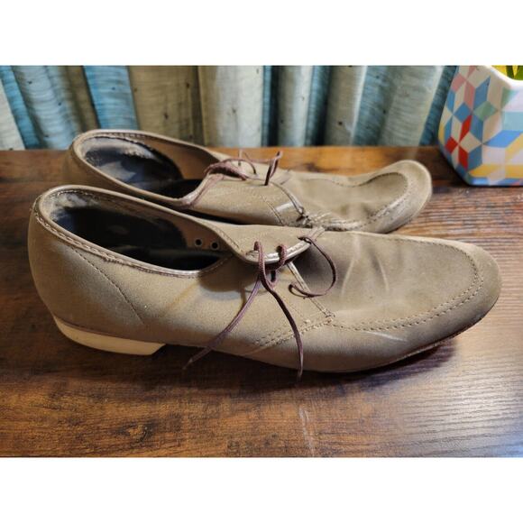 Vintage AMF Beige/Tan Shoes - Unknown Size, guessing 9 - Picture 3 of 9